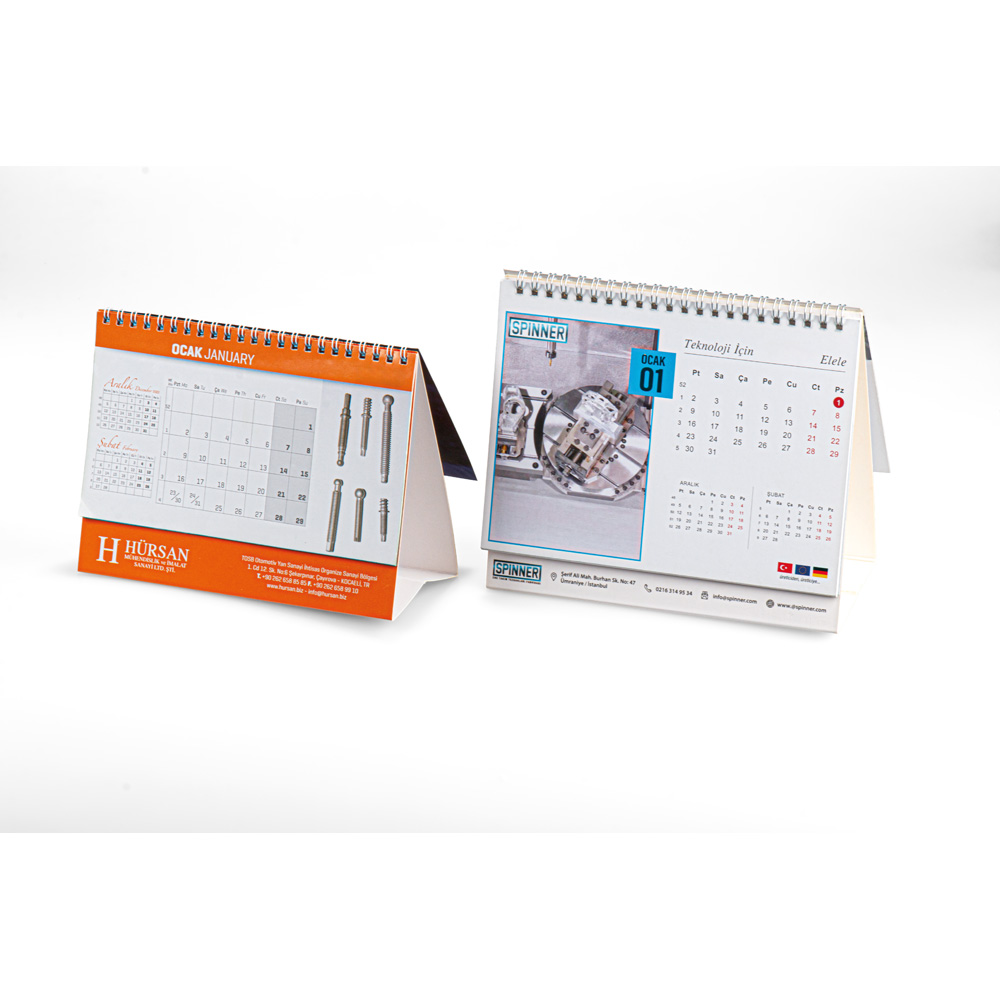 AMT-06 Karton Taşıyıcılı Masa Takvimi