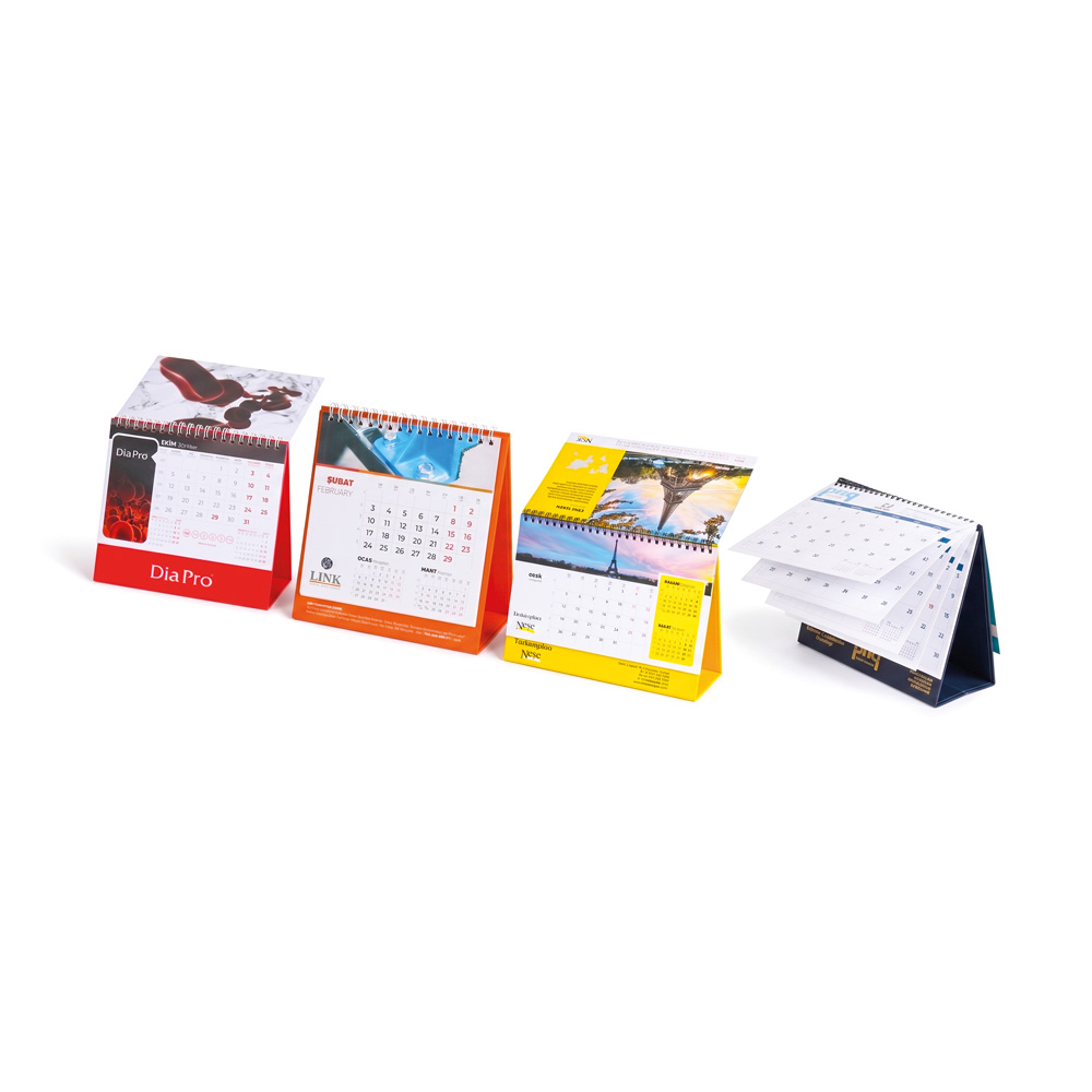 AMT-08 Taslama Taşıyıcılı Masa Takvimi