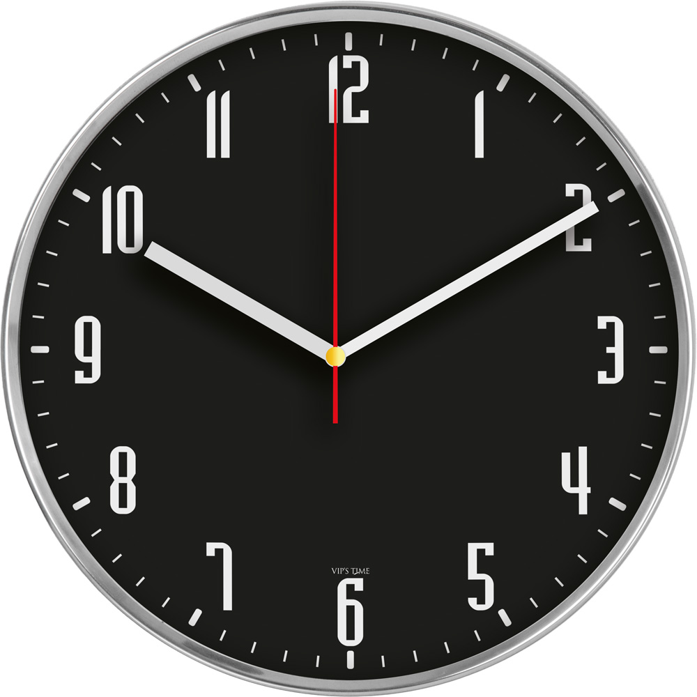 V30-930 Paslanmaz Metal Duvar Saati