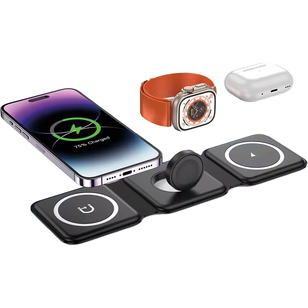 PWB-245 Wireless 3lü Şarj İstasyonu