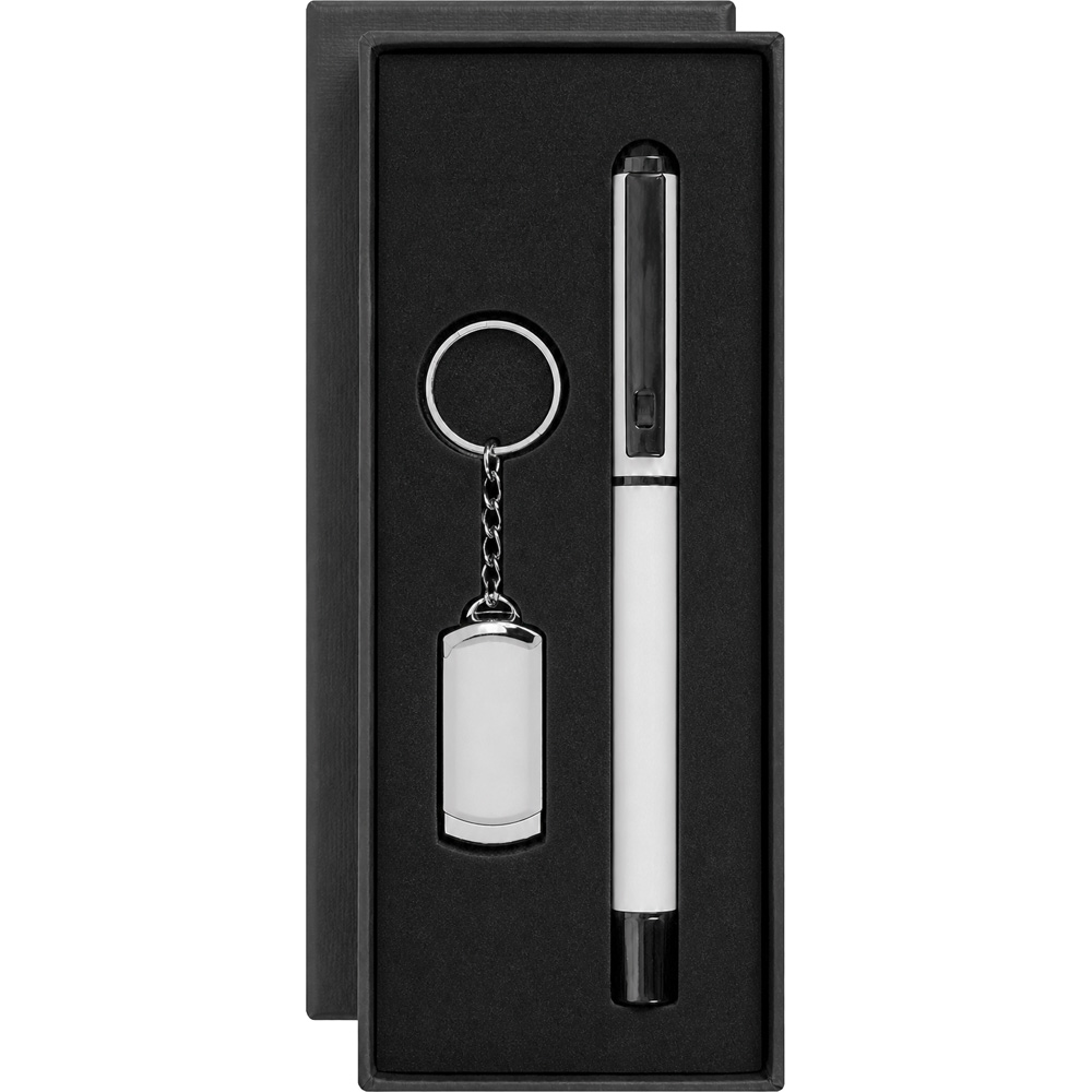 8210-32GB Metal USB Bellek ve Kalem Seti
